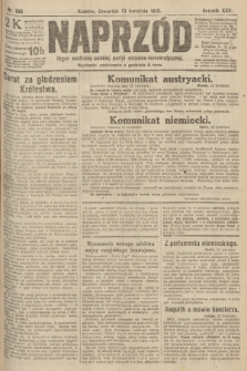 Naprzód : organ centralny polskiej partyi socyalno-demokratycznej. 1916, nr 106