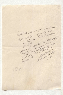 Brief von Alexander von Humboldt an Johann Carl Eduard Buschmann