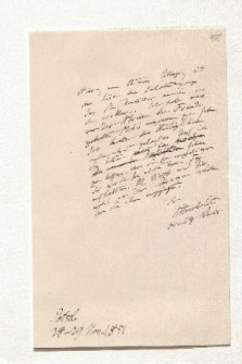 Brief von Alexander von Humboldt an Johann Carl Eduard Buschmann