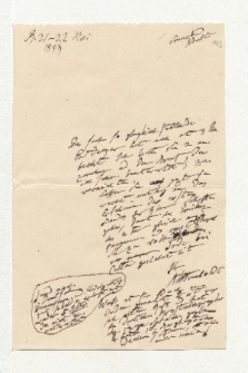 Brief von Alexander von Humboldt an Johann Carl Eduard Buschmann