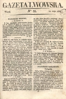 Gazeta Lwowska. 1836, nr 55
