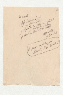 Brief von Alexander von Humboldt an Johann Carl Eduard Buschmann