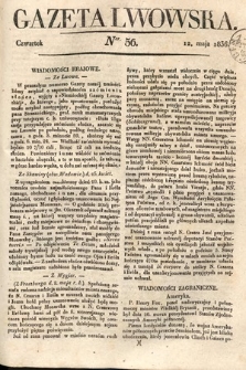 Gazeta Lwowska. 1836, nr 56