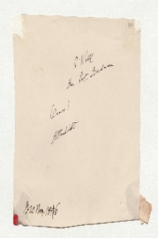 Brief von Alexander von Humboldt an Johann Carl Eduard Buschmann