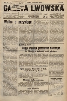 Gazeta Lwowska. 1932, nr 74