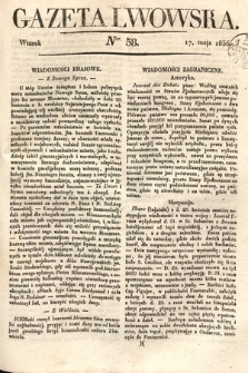 Gazeta Lwowska. 1836, nr 58