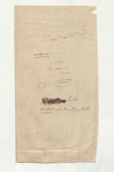 Umschlag mit der Aufschrift "Nouveau Mém[oire] géogr[aphique] sur l'Amerique" (Ansetzungssachtitel von Bearbeiter/in)