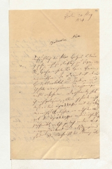 Brief von Christian Gottfried Ehrenberg an Alexander von Humboldt