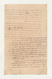 Brief von Ernst Deecke an Alexander von Humboldt