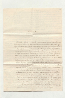 Brief von Louis-Amélie Sédillot an Alexander von Humboldt