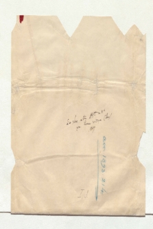 Umschlag mit der Aufschrift „Das kleine astr. Heft in 8vo zum Examen critique (Paris) 1847” (Ansetzungssachtitel von Bearbeiter/in)