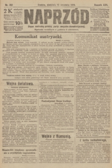 Naprzód : organ centralny polskiej partyi socyalno-demokratycznej. 1916, nr 251