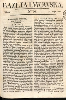 Gazeta Lwowska. 1836, nr 60