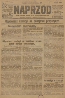 Naprzód : organ centralny polskiej partyi socyalno-demokratycznej. 1917, nr 1