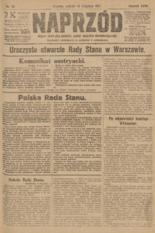 Naprzód : organ centralny polskiej partyi socyalno-demokratycznej. 1917, nr 13