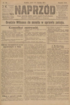 Naprzód : organ centralny polskiej partyi socyalno-demokratycznej. 1917, nr 20