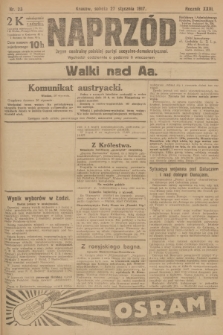 Naprzód : organ centralny polskiej partyi socyalno-demokratycznej. 1917, nr 23