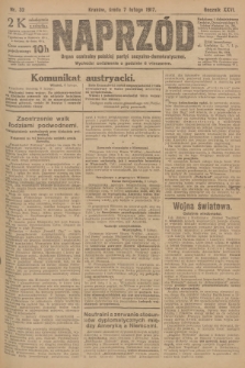 Naprzód : organ centralny polskiej partyi socyalno-demokratycznej. 1917, nr 32