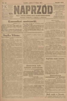 Naprzód : organ centralny polskiej partyi socyalno-demokratycznej. 1917, nr 34