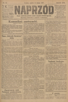 Naprzód : organ centralny polskiej partyi socyalno-demokratycznej. 1917, nr 40