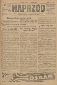 Naprzód : organ centralny polskiej partyi socyalno-demokratycznej. 1917, nr 41