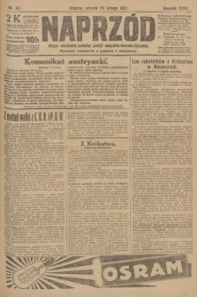 Naprzód : organ centralny polskiej partyi socyalno-demokratycznej. 1917, nr 43