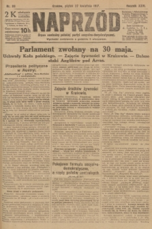 Naprzód : organ centralny polskiej partyi socyalno-demokratycznej. 1917, nr 99