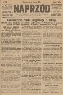 Naprzód : organ centralny polskiej partyi socyalno-demokratycznej. 1917, nr 105