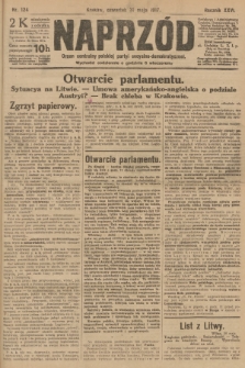 Naprzód : organ centralny polskiej partyi socyalno-demokratycznej. 1917, nr 124