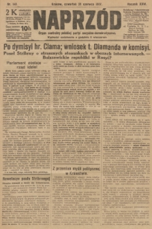 Naprzód : organ centralny polskiej partyi socyalno-demokratycznej. 1917, nr 141
