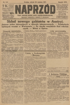 Naprzód : organ centralny polskiej partyi socyalno-demokratycznej. 1917, nr 145