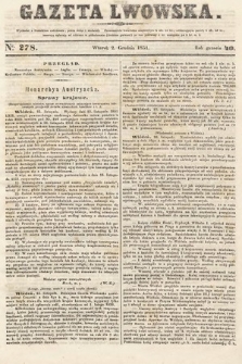 Gazeta Lwowska. 1851, nr 278