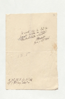 Brief von Alexander von Humboldt an Johann Carl Eduard Buschmann