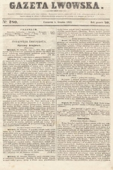 Gazeta Lwowska. 1851, nr 280