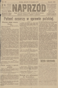 Naprzód : organ centralny polskiej partyi socyalno-demokratycznej. 1917, nr 213