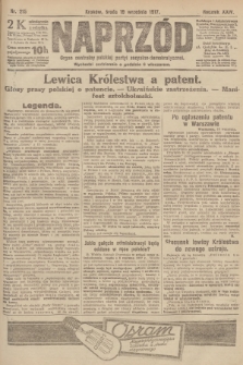 Naprzód : organ centralny polskiej partyi socyalno-demokratycznej. 1917, nr 215
