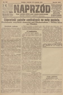 Naprzód : organ centralny polskiej partyi socyalno-demokratycznej. 1917, nr 219
