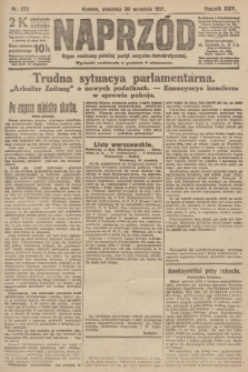 Naprzód : organ centralny polskiej partyi socyalno-demokratycznej. 1917, nr 225