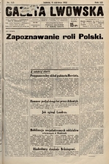 Gazeta Lwowska. 1932, nr 125
