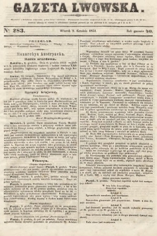 Gazeta Lwowska. 1851, nr 283