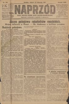 Naprzód : organ centralny polskiej partyi socyalno-demokratycznej. 1917, nr 261