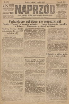 Naprzód : organ centralny polskiej partyi socyalno-demokratycznej. 1917, nr 277