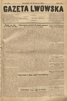 Gazeta Lwowska. 1928, nr 216