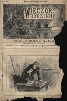 Wieczory Rodzinne : tygodnik illustrowany dla dzieci. R. 7, 1886, nr 5