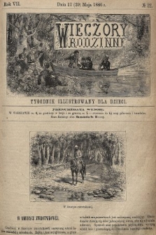Wieczory Rodzinne : tygodnik illustrowany dla dzieci. R. 7, 1886, nr 22
