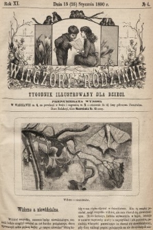 Wieczory Rodzinne : tygodnik illustrowany dla dzieci. R. 11, 1890, nr 4