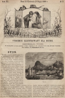 Wieczory Rodzinne : tygodnik illustrowany dla dzieci. R. 11, 1890, nr 18