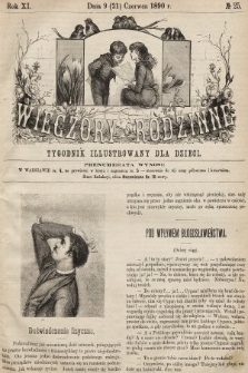 Wieczory Rodzinne : tygodnik illustrowany dla dzieci. R. 11, 1890, nr 25