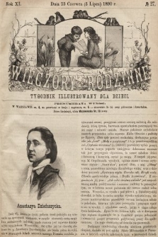 Wieczory Rodzinne : tygodnik illustrowany dla dzieci. R. 11, 1890, nr 27