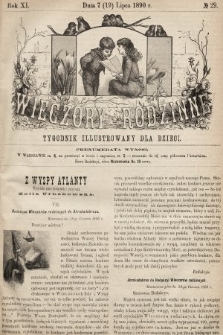 Wieczory Rodzinne : tygodnik illustrowany dla dzieci. R. 11, 1890, nr 29